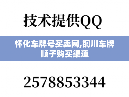 怀化车牌号买卖网,铜川车牌顺子购买渠道