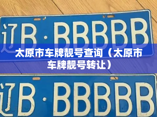 太原市车牌靓号查询（太原市车牌靓号转让）-第2张图片-七号汽车选号