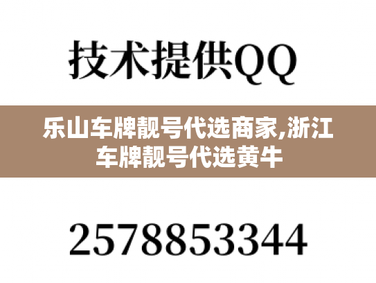 乐山车牌靓号代选商家,浙江车牌靓号代选黄牛