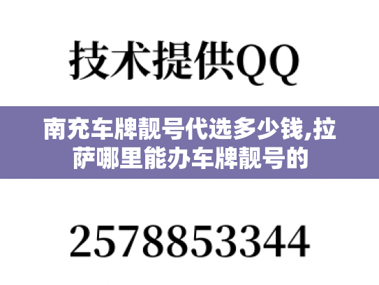 南充车牌靓号代选多少钱,拉萨哪里能办车牌靓号的