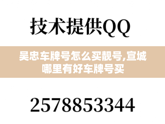 吴忠车牌号怎么买靓号,宣城哪里有好车牌号买-第1张图片-七号汽车选号