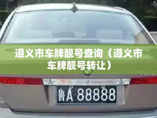 遵义市车牌靓号查询（遵义市车牌靓号转让）-第2张图片-七号汽车选号