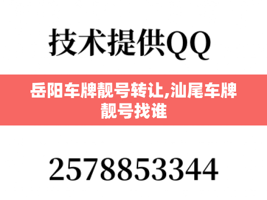 岳阳车牌靓号转让,汕尾车牌靓号找谁