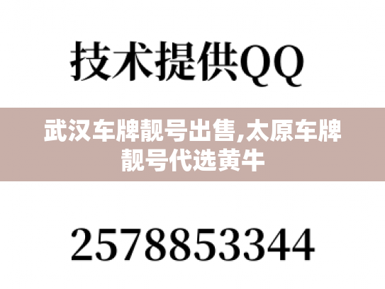 武汉车牌靓号出售,太原车牌靓号代选黄牛