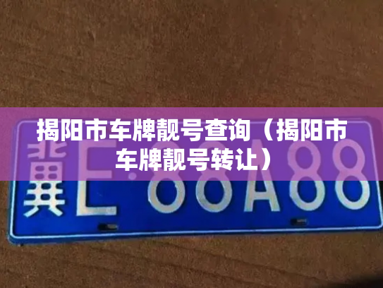 揭阳市车牌靓号查询(揭阳市车牌靓号转让)-第2张图片-七号汽车选号 揭阳市车牌靓号查询(揭阳市车牌靓号转让)-第2张图片-七号汽车选号