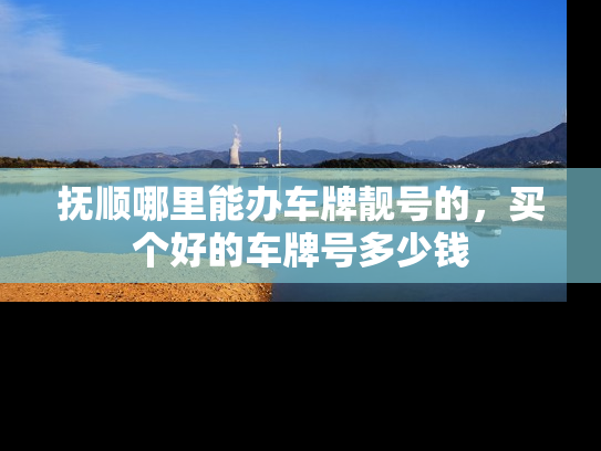 抚顺哪里能办车牌靓号的，买个好的车牌号多少钱-第1张图片-七号汽车选号