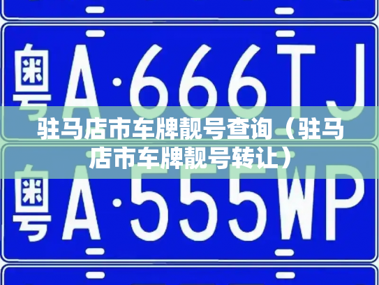 驻马店市车牌靓号查询（驻马店市车牌靓号转让）-第3张图片-七号汽车选号
