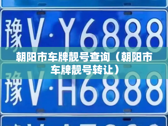 朝阳市车牌靓号查询（朝阳市车牌靓号转让）-第2张图片-七号汽车选号