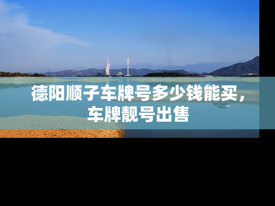 德阳顺子车牌号多少钱能买，车牌靓号出售