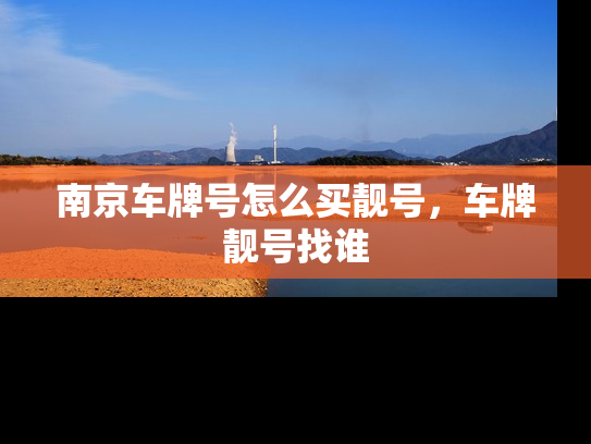 南京车牌号怎么买靓号，车牌靓号找谁-第1张图片-七号汽车选号