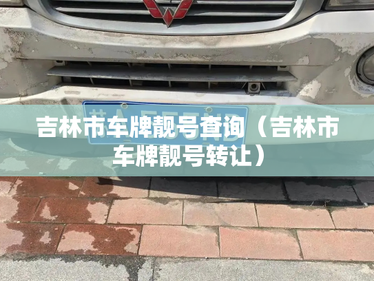 吉林市车牌靓号查询（吉林市车牌靓号转让）-第2张图片-七号汽车选号