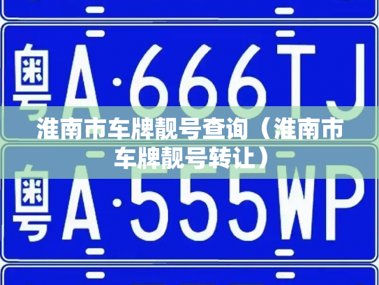 淮南市车牌靓号查询（淮南市车牌靓号转让）-第3张图片-七号汽车选号