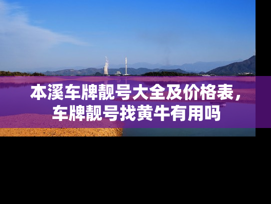 本溪车牌靓号大全及价格表，车牌靓号找黄牛有用吗-第1张图片-七号汽车选号