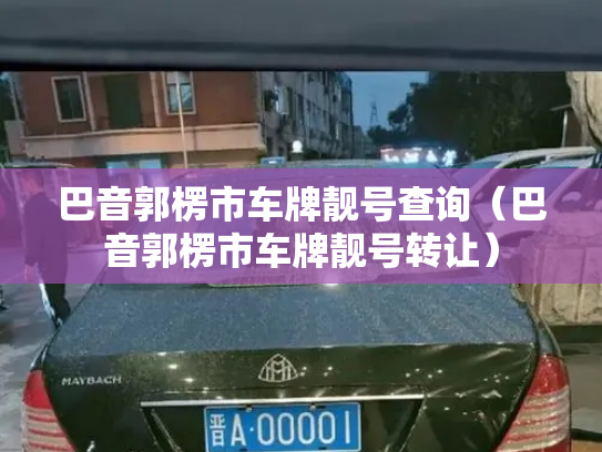 巴音郭楞市车牌靓号查询（巴音郭楞市车牌靓号转让）-第3张图片-七号汽车选号