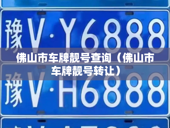 佛山市车牌靓号查询(佛山市车牌靓号转让)-第2张图片-七号汽车选号 佛山市车牌靓号查询(佛山市车牌靓号转让)-第2张图片-七号汽车选号