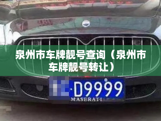 泉州市车牌靓号查询(泉州市车牌靓号转让)-第2张图片-七号汽车选号 泉州市车牌靓号查询(泉州市车牌靓号转让)-第2张图片-七号汽车选号