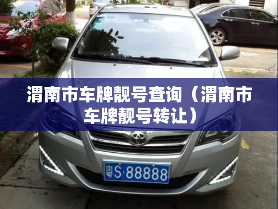 渭南市车牌靓号查询（渭南市车牌靓号转让）