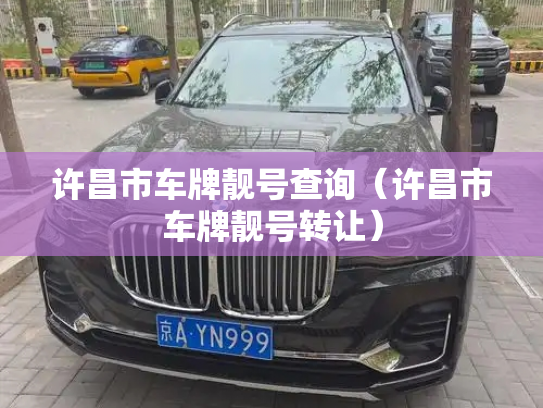 许昌市车牌靓号查询（许昌市车牌靓号转让）