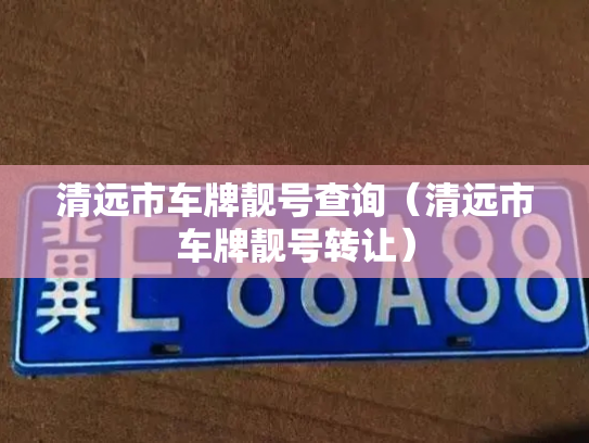 清远市车牌靓号查询(清远市车牌靓号转让)-第2张图片-七号汽车选号 清远市车牌靓号查询(清远市车牌靓号转让)-第2张图片-七号汽车选号