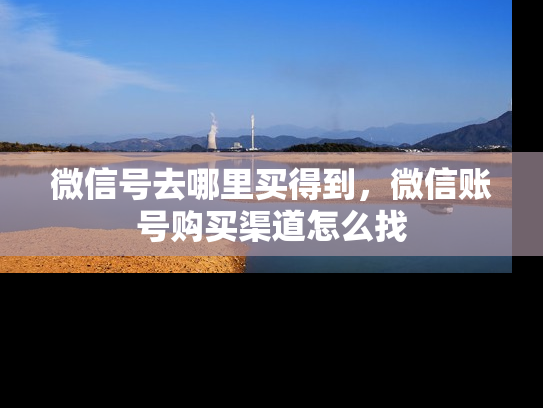 微信号去哪里买得到，微信账号购买渠道怎么找-第1张图片-七号汽车选号