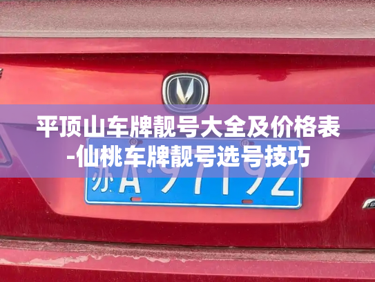 平顶山车牌靓号大全及价格表-仙桃车牌靓号选号技巧-第3张图片-七号汽车选号 平顶山车牌靓号大全及价格表-仙桃车牌靓号选号技巧-第3张图片-七号汽车选号