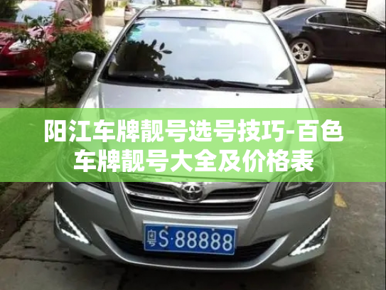 阳江车牌靓号选号技巧-百色车牌靓号大全及价格表-第3张图片-七号汽车选号