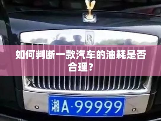 如何判断一款汽车的油耗是否合理？