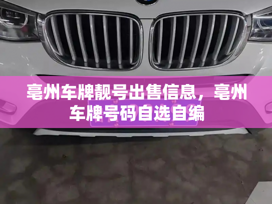 亳州车牌靓号出售信息，亳州车牌号码自选自编