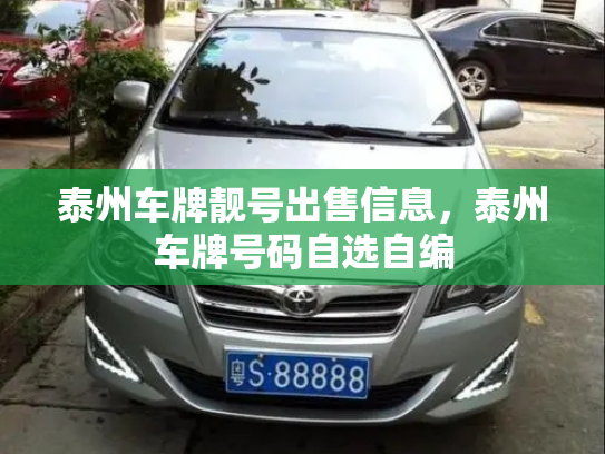 泰州车牌靓号出售信息，泰州车牌号码自选自编-第3张图片-七号汽车选号