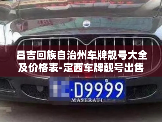 昌吉回族自治州车牌靓号大全及价格表-定西车牌靓号出售-第2张图片-七号汽车选号