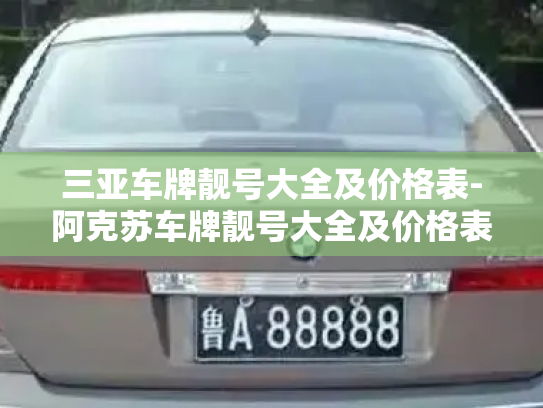三亚车牌靓号大全及价格表-阿克苏车牌靓号大全及价格表-第3张图片-七号汽车选号 三亚车牌靓号大全及价格表-阿克苏车牌靓号大全及价格表-第3张图片-七号汽车选号