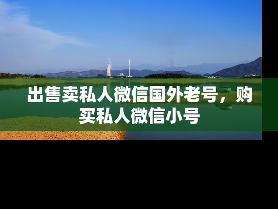 出售卖私人微信国外老号，购买私人微信小号-第1张图片-七号汽车选号