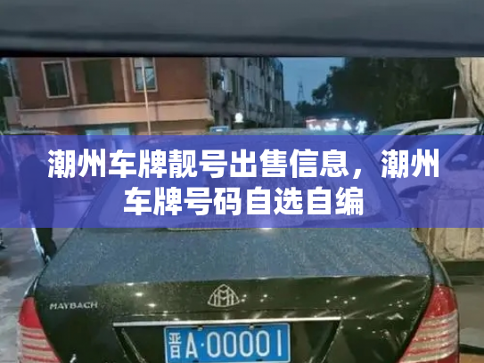 潮州车牌靓号出售信息，潮州车牌号码自选自编