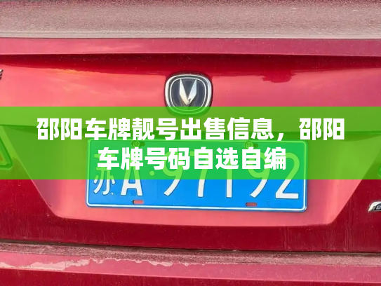 邵阳车牌靓号出售信息，邵阳车牌号码自选自编