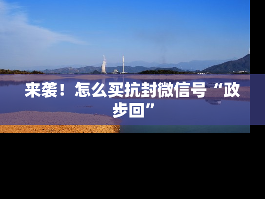 来袭！怎么买抗封微信号“政步回”-第1张图片-七号汽车选号
