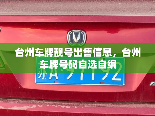 台州车牌靓号出售信息，台州车牌号码自选自编-第3张图片-七号汽车选号