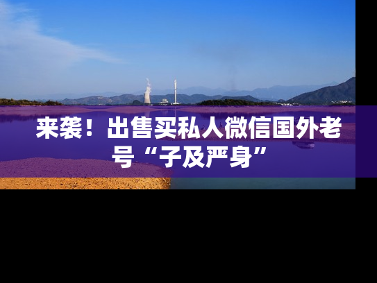 来袭！出售买私人微信国外老号“子及严身”-第1张图片-七号汽车选号