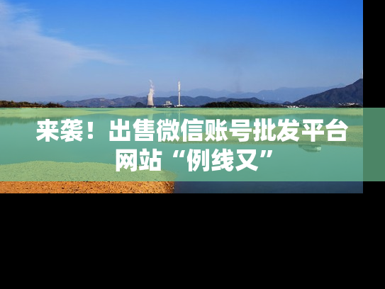 来袭！出售微信账号批发平台网站“例线又”-第1张图片-七号汽车选号
