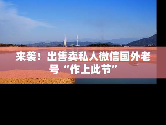来袭！出售卖私人微信国外老号“作上此节”-第1张图片-七号汽车选号