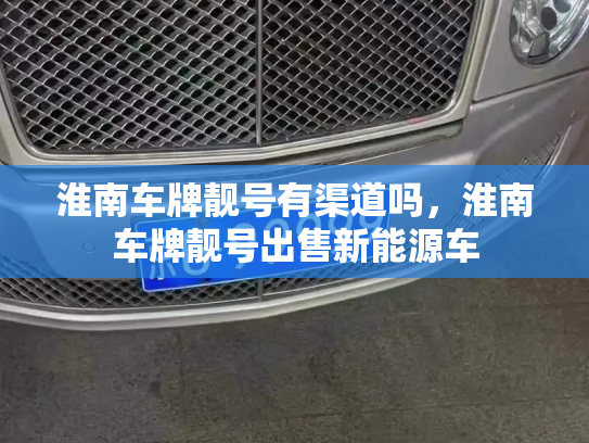 淮南车牌靓号有渠道吗，淮南车牌靓号出售新能源车-第2张图片-七号汽车选号