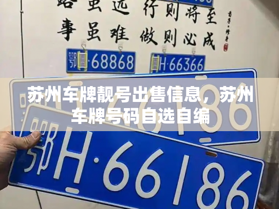 苏州车牌靓号出售信息，苏州车牌号码自选自编