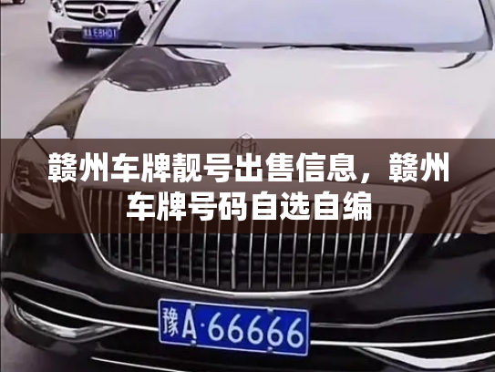 赣州车牌靓号出售信息，赣州车牌号码自选自编