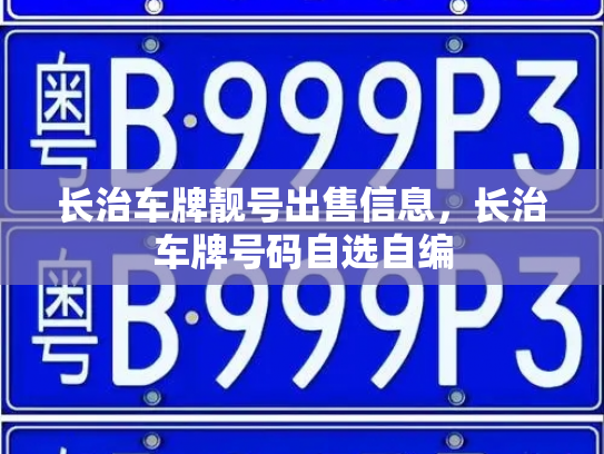 长治车牌靓号出售信息，长治车牌号码自选自编-第2张图片-七号汽车选号