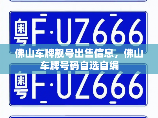 佛山车牌靓号出售信息,佛山车牌号码自选自编-第2张图片-七号汽车选号 佛山车牌靓号出售信息,佛山车牌号码自选自编-第2张图片-七号汽车选号