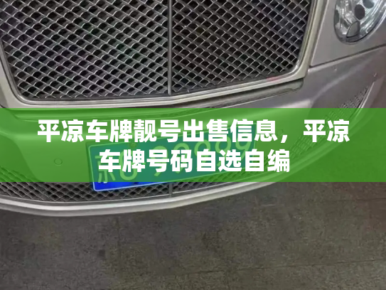 平凉车牌靓号出售信息,平凉车牌号码自选自编-第2张图片-七号汽车选号 平凉车牌靓号出售信息,平凉车牌号码自选自编-第2张图片-七号汽车选号