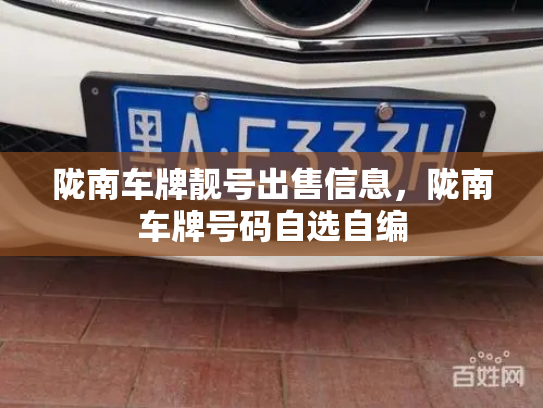 陇南车牌靓号出售信息,陇南车牌号码自选自编-第2张图片-七号汽车选号 陇南车牌靓号出售信息,陇南车牌号码自选自编-第2张图片-七号汽车选号