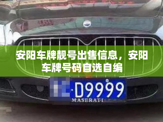 安阳车牌靓号出售信息，安阳车牌号码自选自编-第3张图片-七号汽车选号