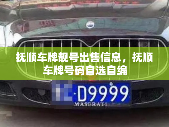 抚顺车牌靓号出售信息，抚顺车牌号码自选自编-第3张图片-七号汽车选号
