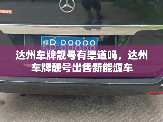 达州车牌靓号有渠道吗，达州车牌靓号出售新能源车-第3张图片-七号汽车选号