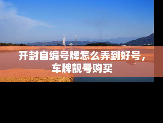 开封自编号牌怎么弄到好号，车牌靓号购买